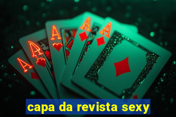 capa da revista sexy